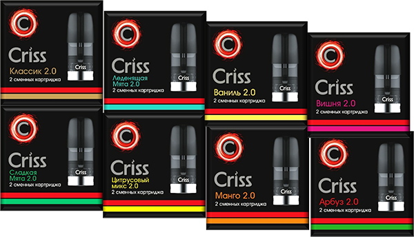 Сменные картриджи CRISS для электронного испарителя