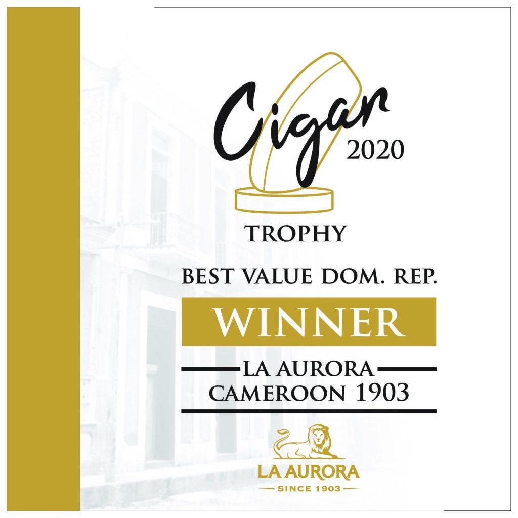 La Aurora Cameroon 1903 – победитель в категории "Best Value" в конкурсе Cigar Trophy 2020!