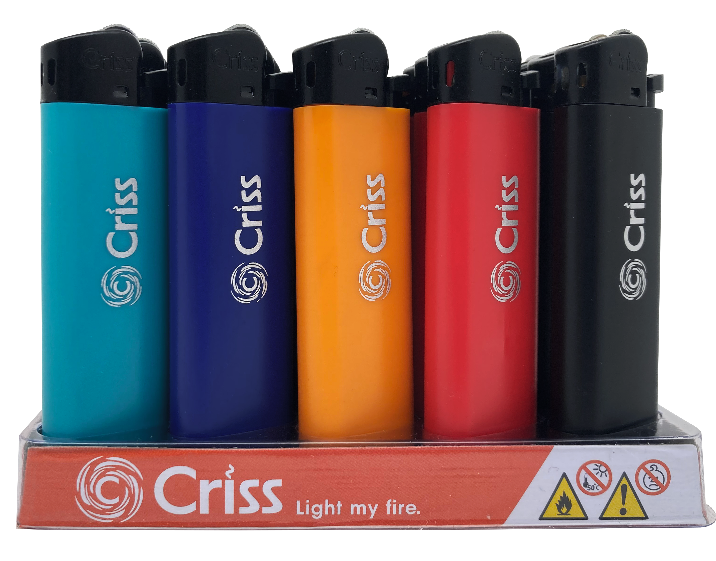 Одноразовые газовые зажигалки  торговой марки CRISS