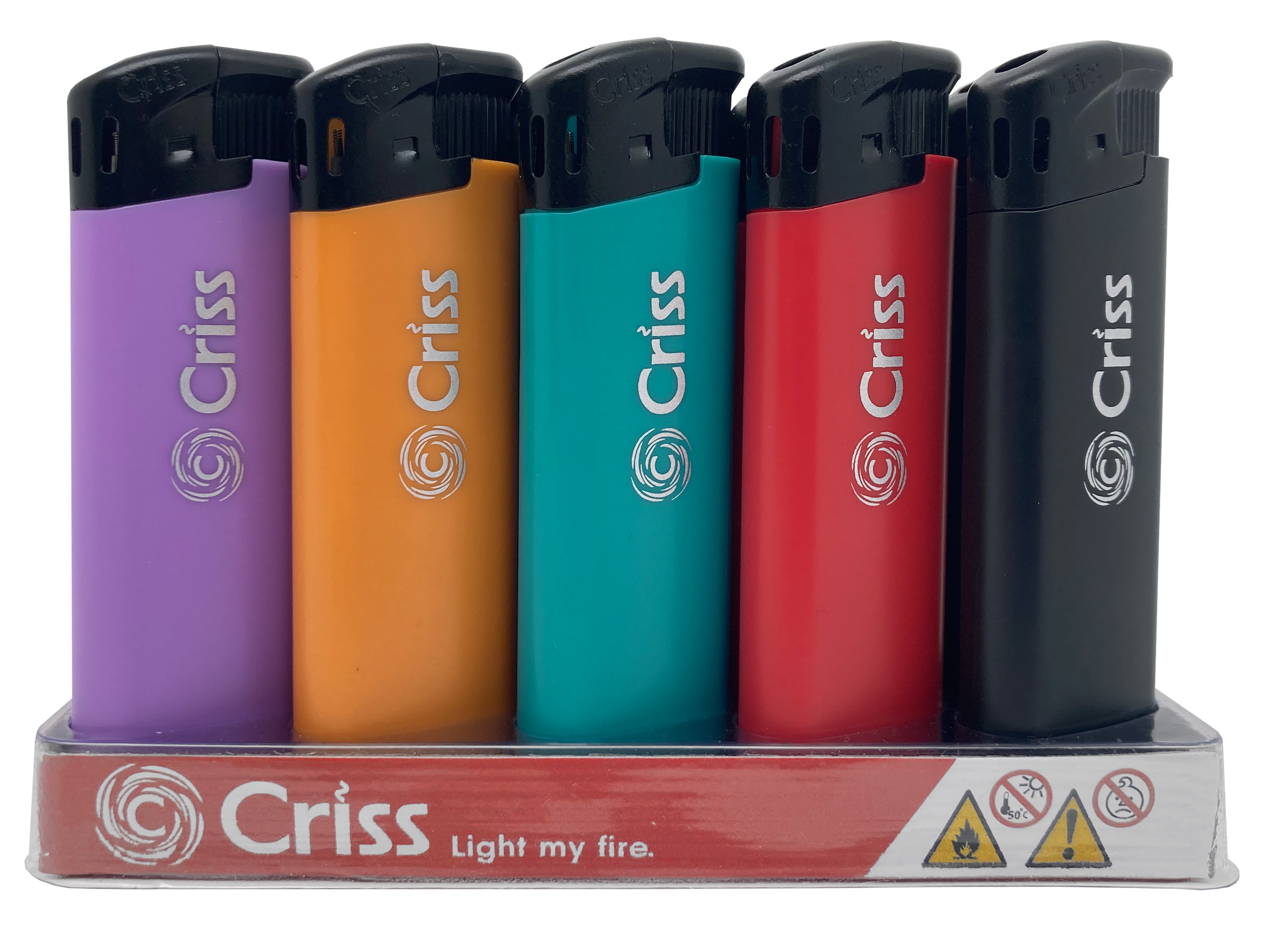 Одноразовые газовые зажигалки  торговой марки CRISS